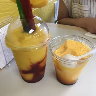 Chamango and flan