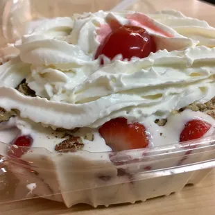 strawberries and whipped cream