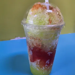 Raspado de Limon con chamoy y tajin