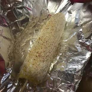 My first time eating Elotes! So delicious!