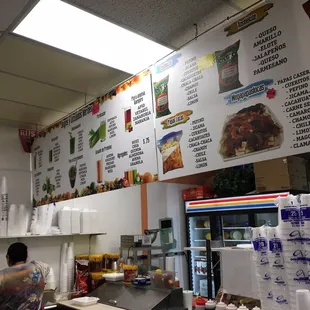 Fresh juices and smoothies.