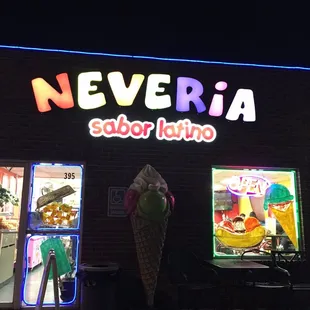 The storefront facing Federal.