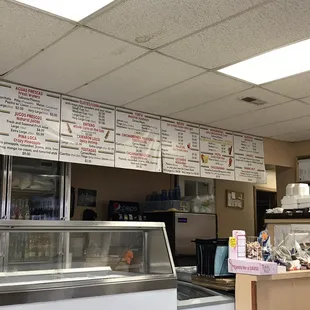 the inside of a restaurant