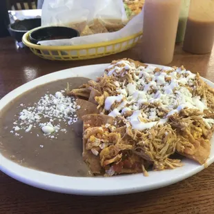 chilaquiles added pollo