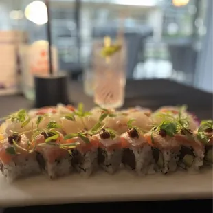 sushi and sashimi, food