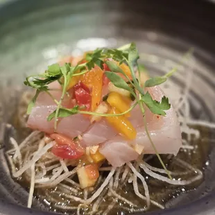 Hamachi Crudo