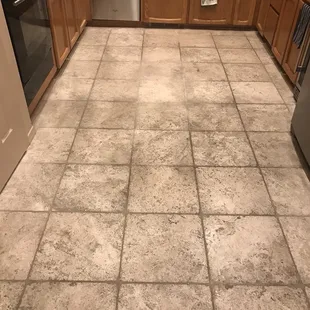 Before photo of kitchen from years of neglect and improper maintenance