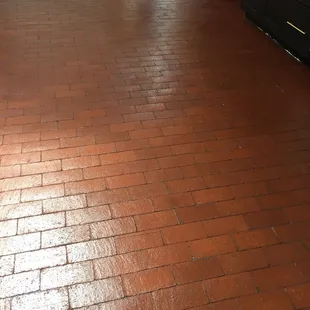 Here is the finished product; cleaned and sealed. It looks like new! And it is easy to take care of after it has been sealed.