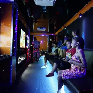 Enjoy playing in our controlled environment.  We have 2 A/Cs &amp; heat if needed!