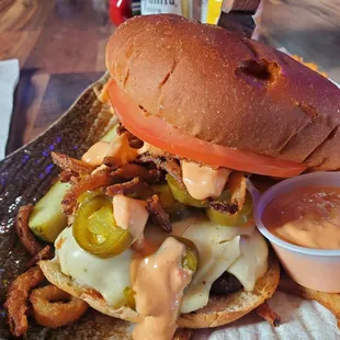 Bama jalepeno burger