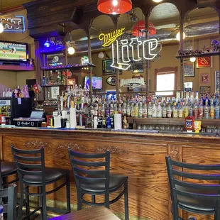 Inside bar and grill