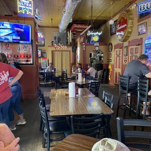 Inside bar and grill