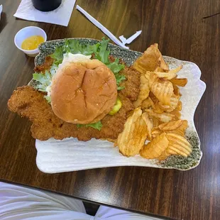 Breaded Pork Tenderloin Sandwich!