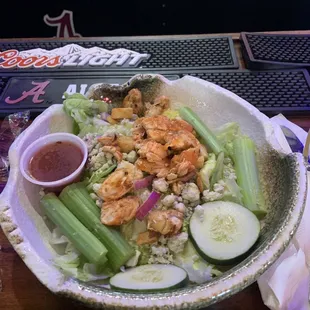 Grilled Buffalo Chicken Salad