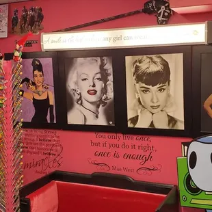 the interior of the store