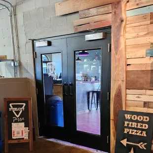 Pizza restaurant adjoining