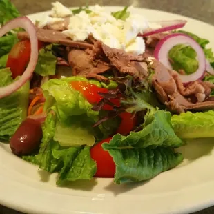 Greek salad from the summer salad menu