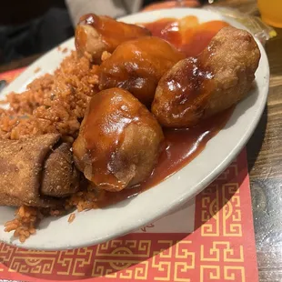 Sweet &amp; Sour Chicken / Pollo Agria Dulce