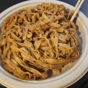 Plain Noodles with Sesame Peanut Sauce $3