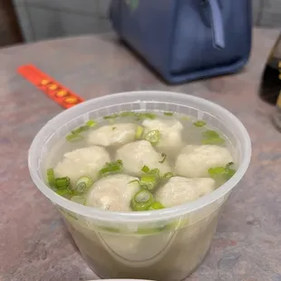 Fish ball soup
