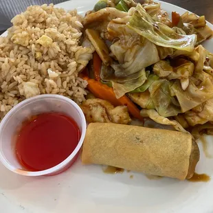 Lunch special twice-cooked chicken - great lunch!
