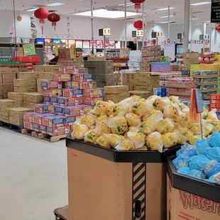 a large variety of goods