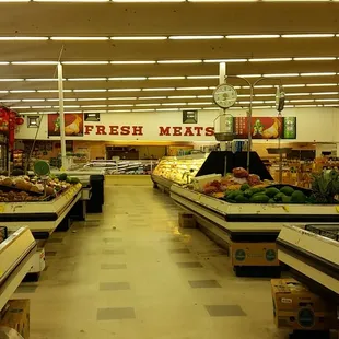 fresh meats and produce