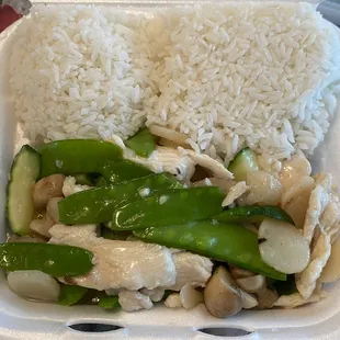 Moo Goo Gai Pan with no carrots