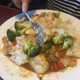 Steamed Fresh Mixed Veggies