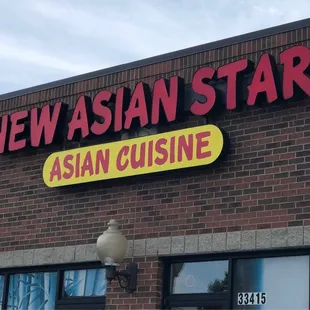 the front of the restaurant