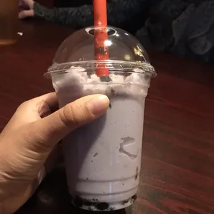 Taro bubble tea (slushy consistency)