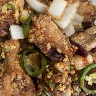 Salt &amp; pepper chicken  wings