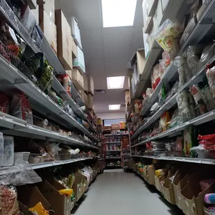 From floor to ceiling.