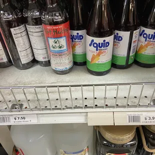 a variety of beverages