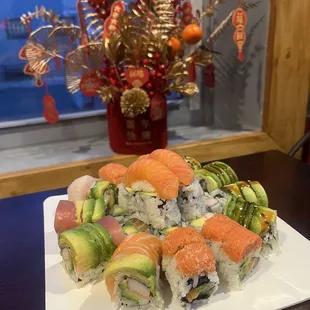 Sushi birthday cake