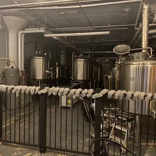 Brewing area, interior