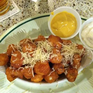Beer battered &apos;shrooms!