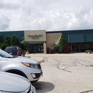 cars parked in a lot