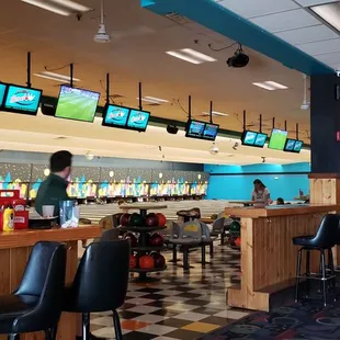 the interior of the restaurant