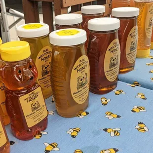 Local RAW honey. Make sure you only get raw honey!