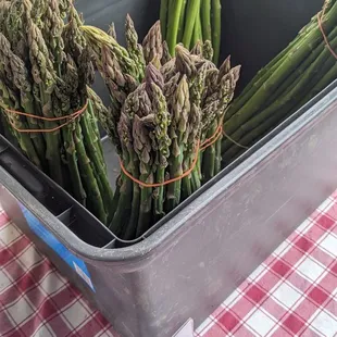 Local asparagus