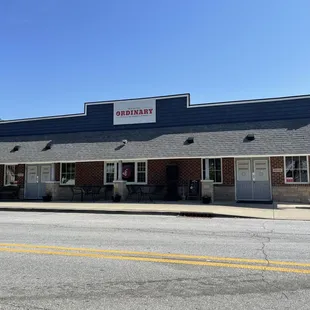 the exterior of the restaurant