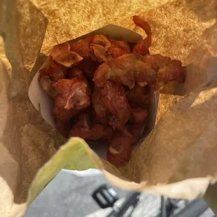 Dry fried ribs