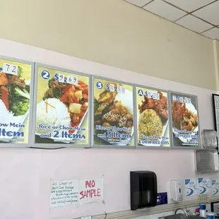 Menu prices 1/12/25