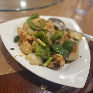 Shrimp &amp; Scallop in Black Bean Sauce