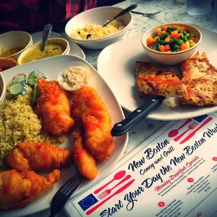 fish and chips, food