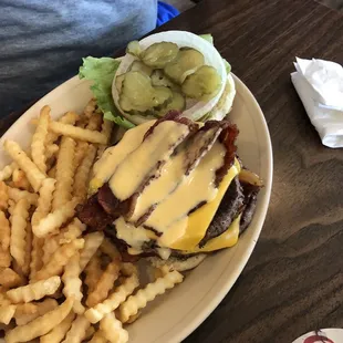 Double bacon cheeseburger