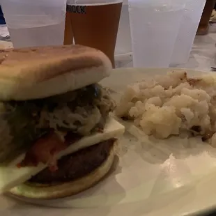 Signature Burger with German Fries