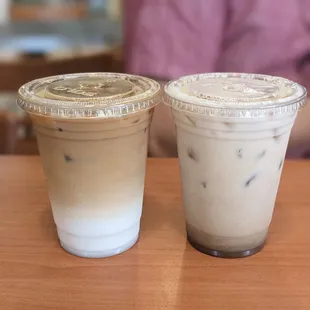 Iced English Toffee and Iced Chai