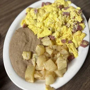 Country and Egg Plate
